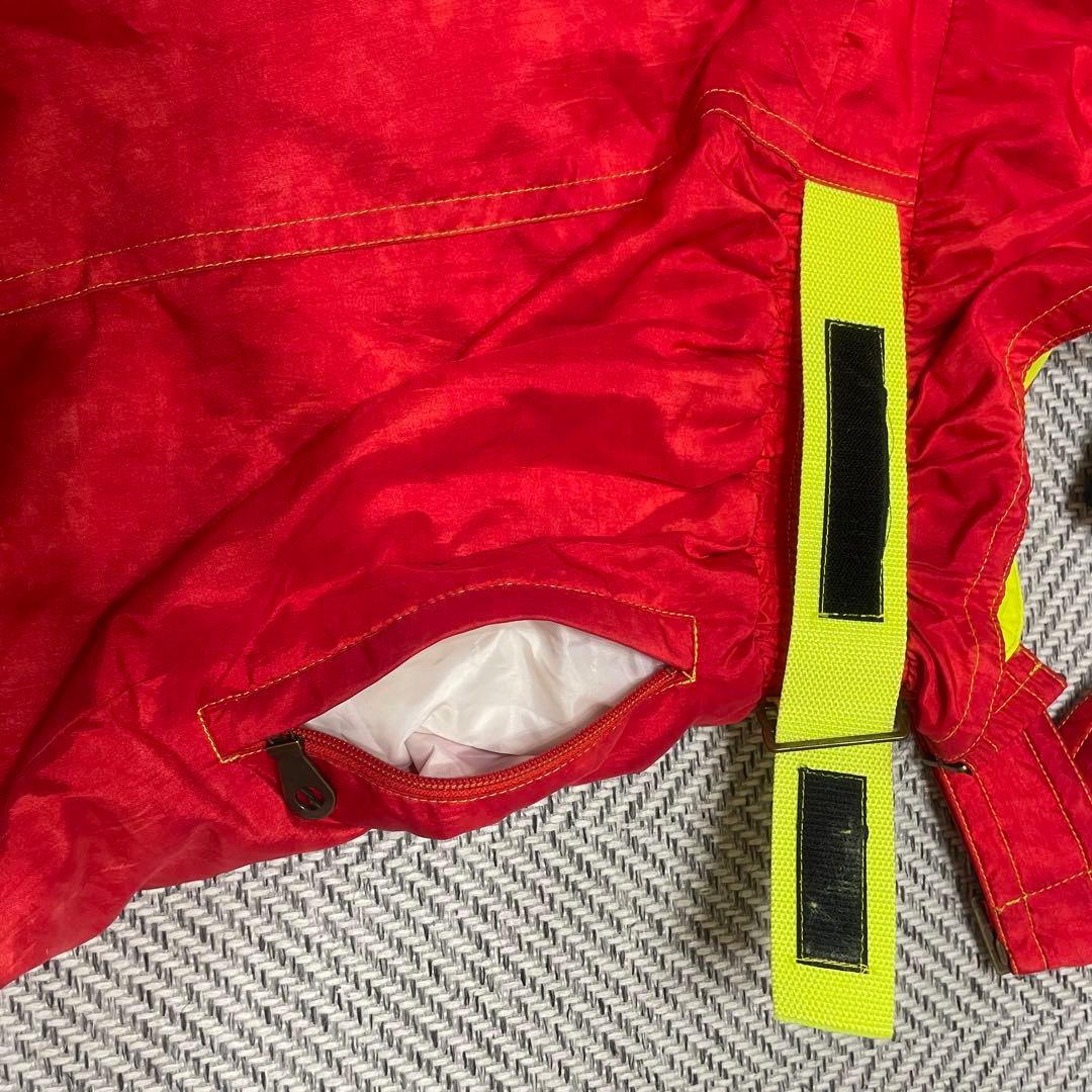 【年代物・レア】SEILLER スキースノボウェア セットアップ　レッド　L