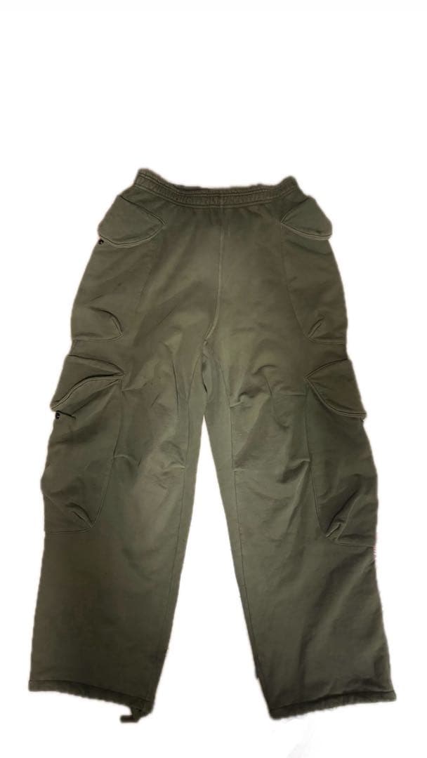 Entire Studios スウェット カーゴ パンツ オリーブ O代官山