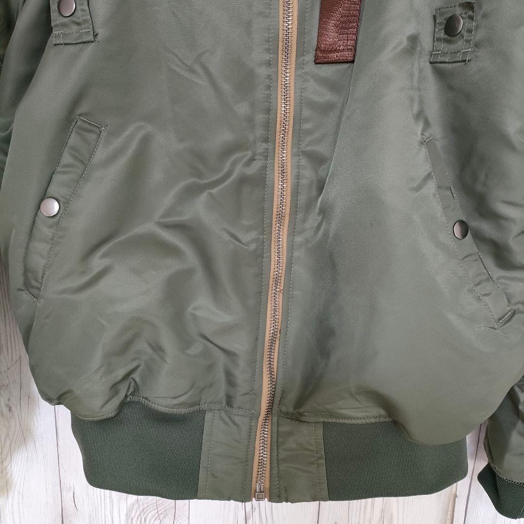 フライトジャケット ミリタリージャケット MA-1 USAIRFORCE カーキ