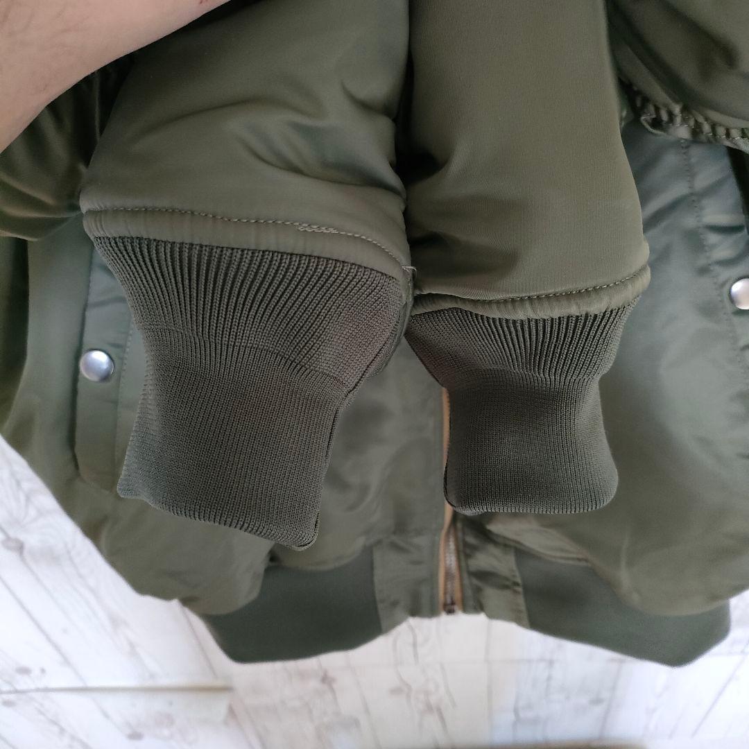 フライトジャケット ミリタリージャケット MA-1 USAIRFORCE カーキ