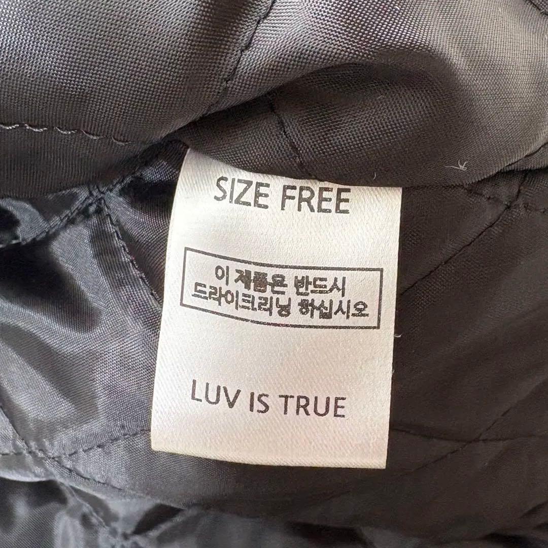 【美品】韓ドル着用 MZ LVT VARSITY JACKETチャコール 秋冬