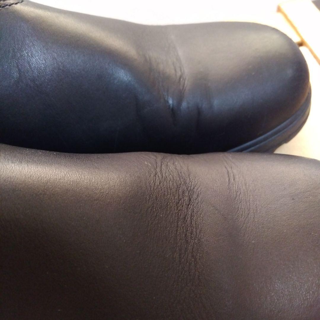 サイドゴアブーツ ブラック レザー