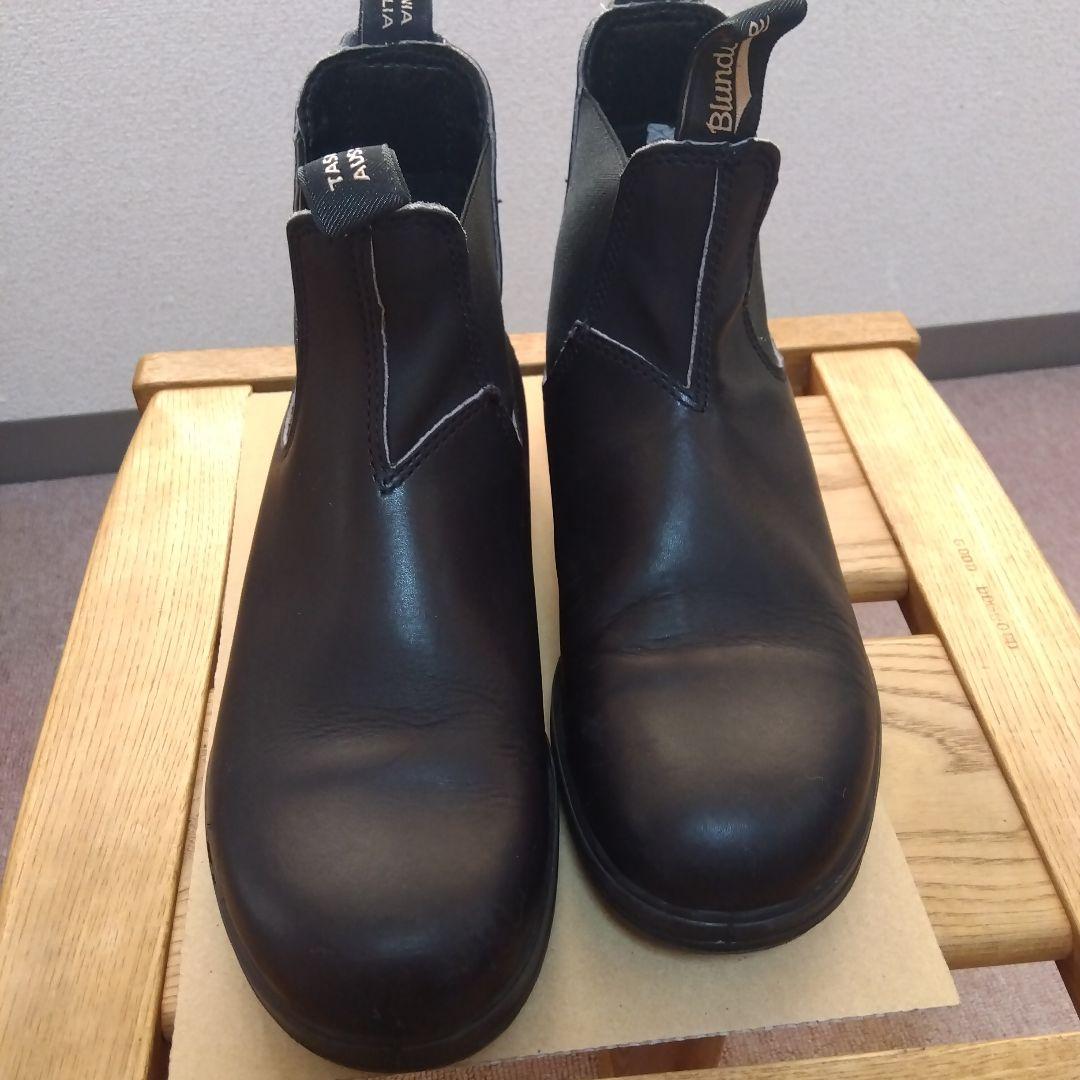 サイドゴアブーツ ブラック レザー