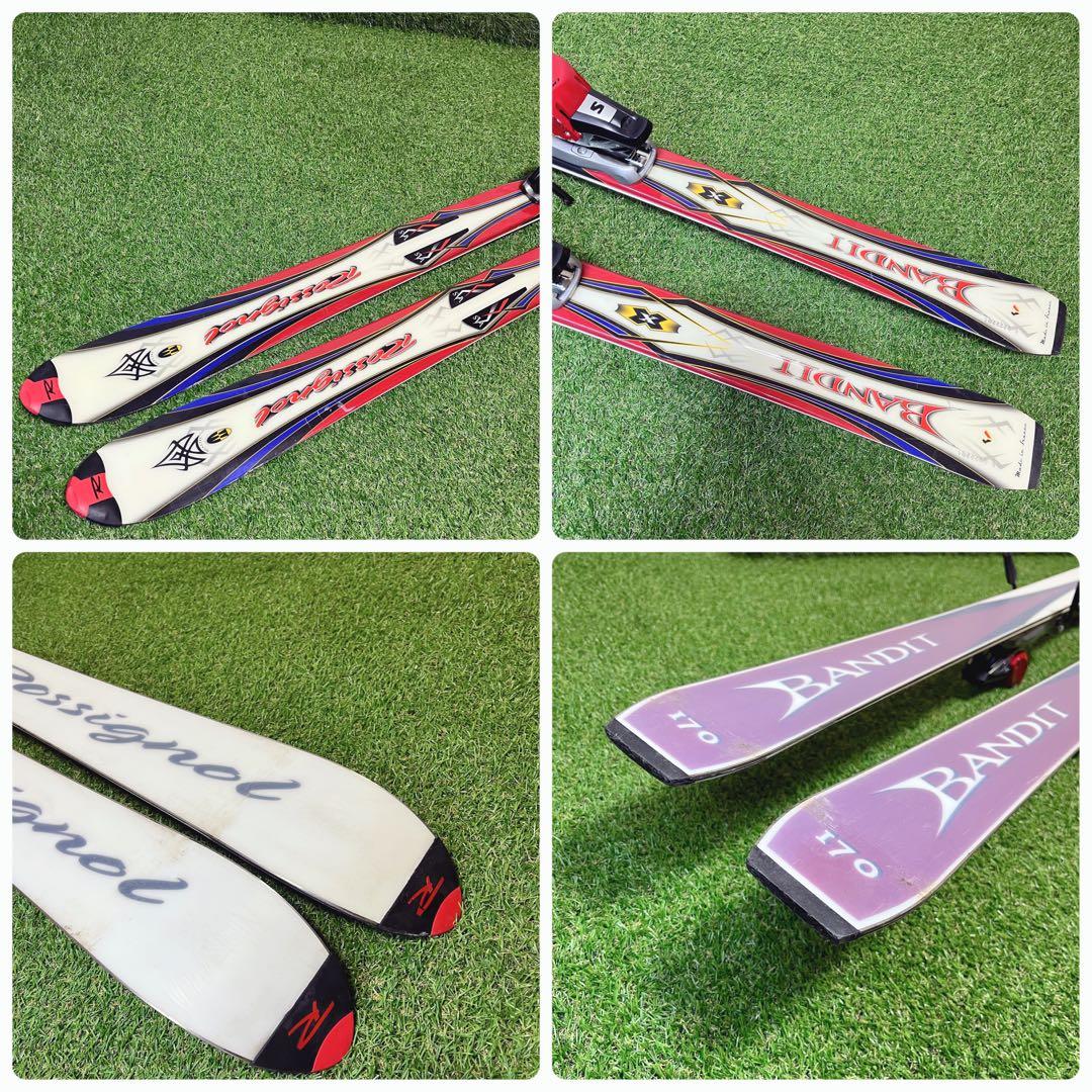 ロシニョール スキー板 170cm サロモン ビンディング バンディット