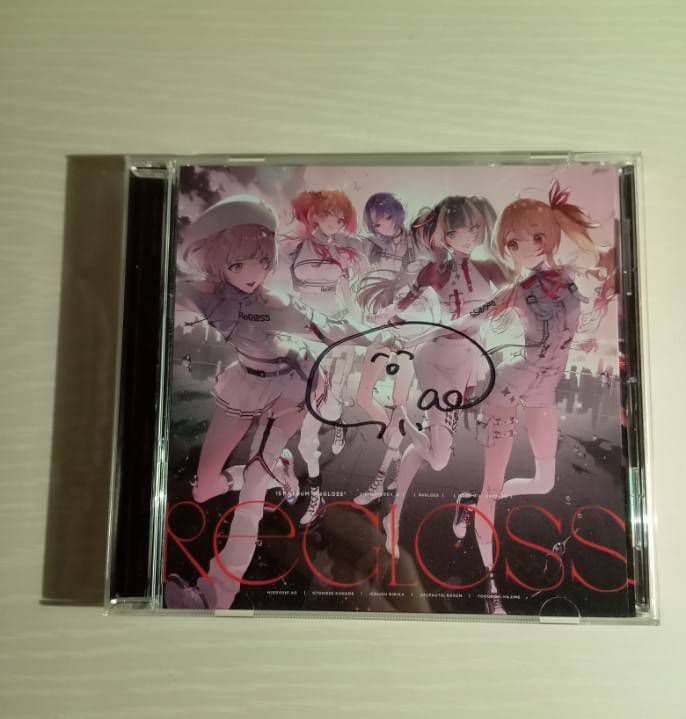 ホロライブ　ReGLOSS　アルバム　火威青直筆サイン