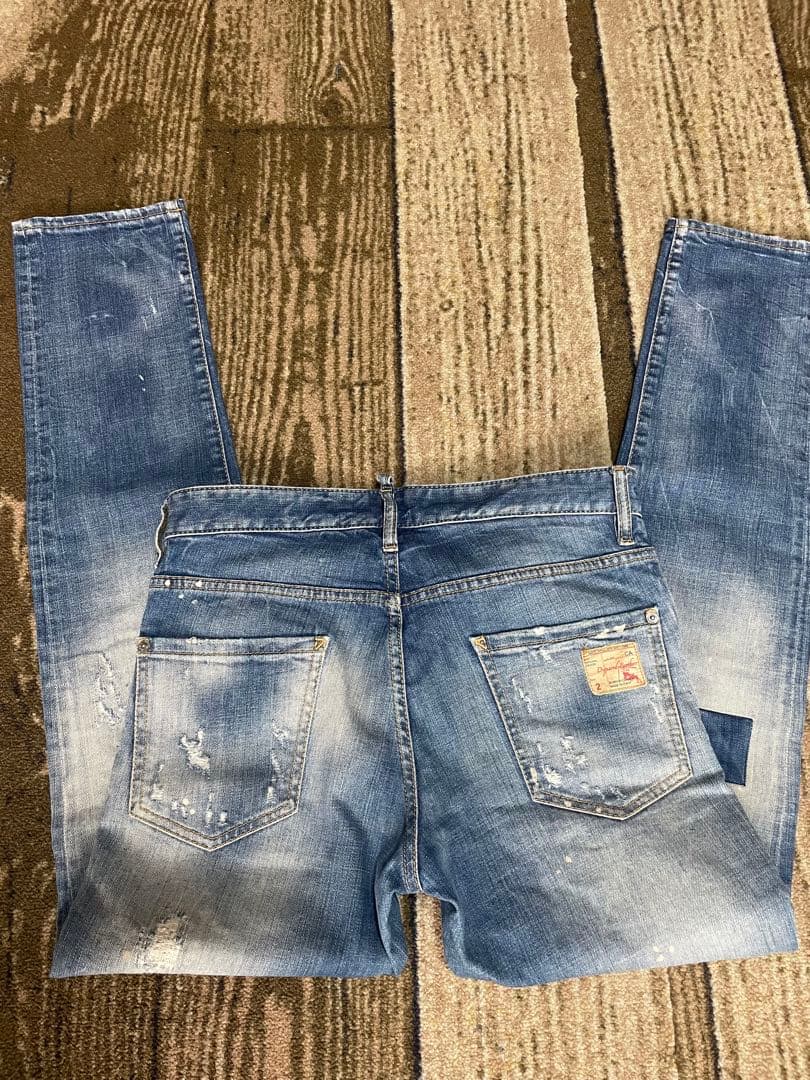 ディースクエアード　クールガイ　ペンキ加工デニム