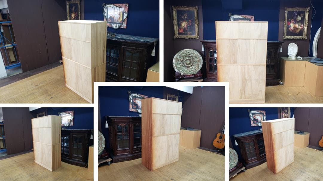 puku puku　C38　桐 2段 箪笥