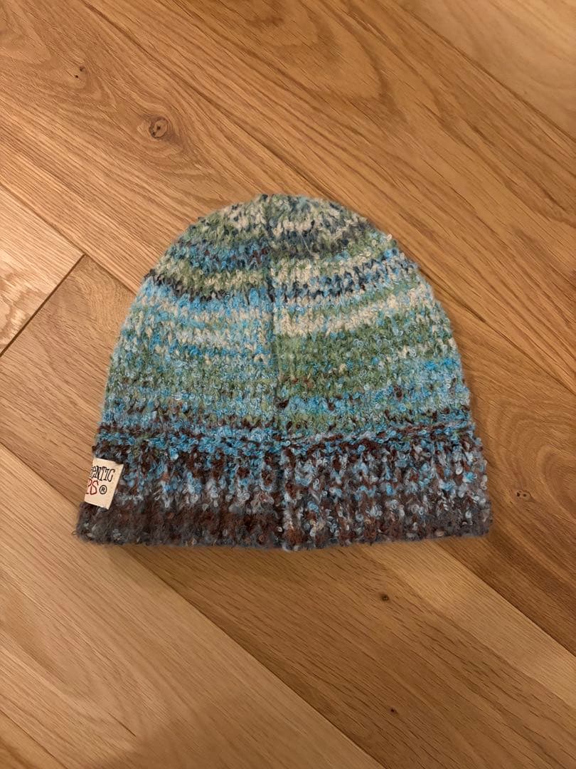 STUSSY マルチカラーニット帽 フリーサイズ