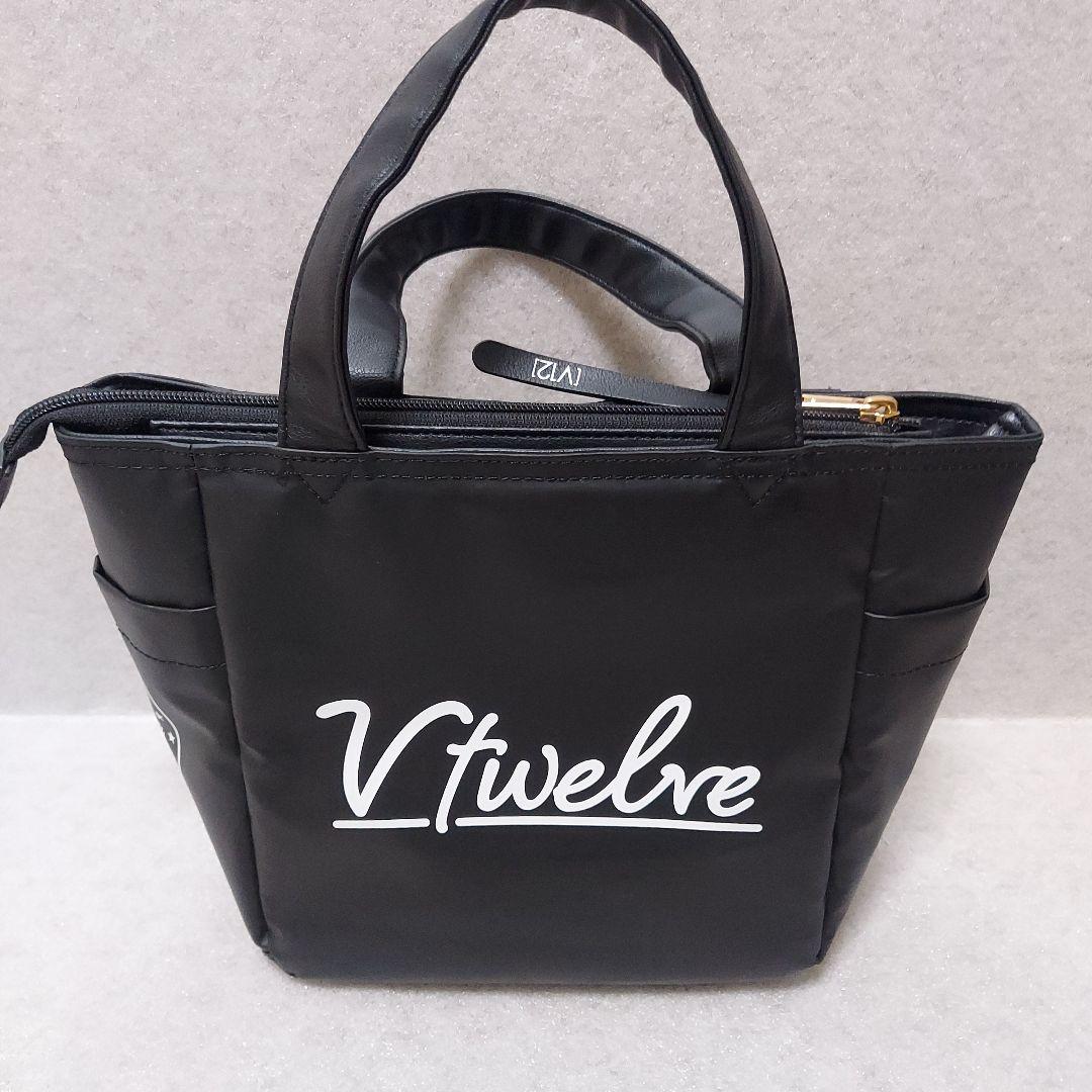 【在庫一掃セール・美品】V12(ヴィトゥエルヴ)　カートバッグ　ラウンドバッグ