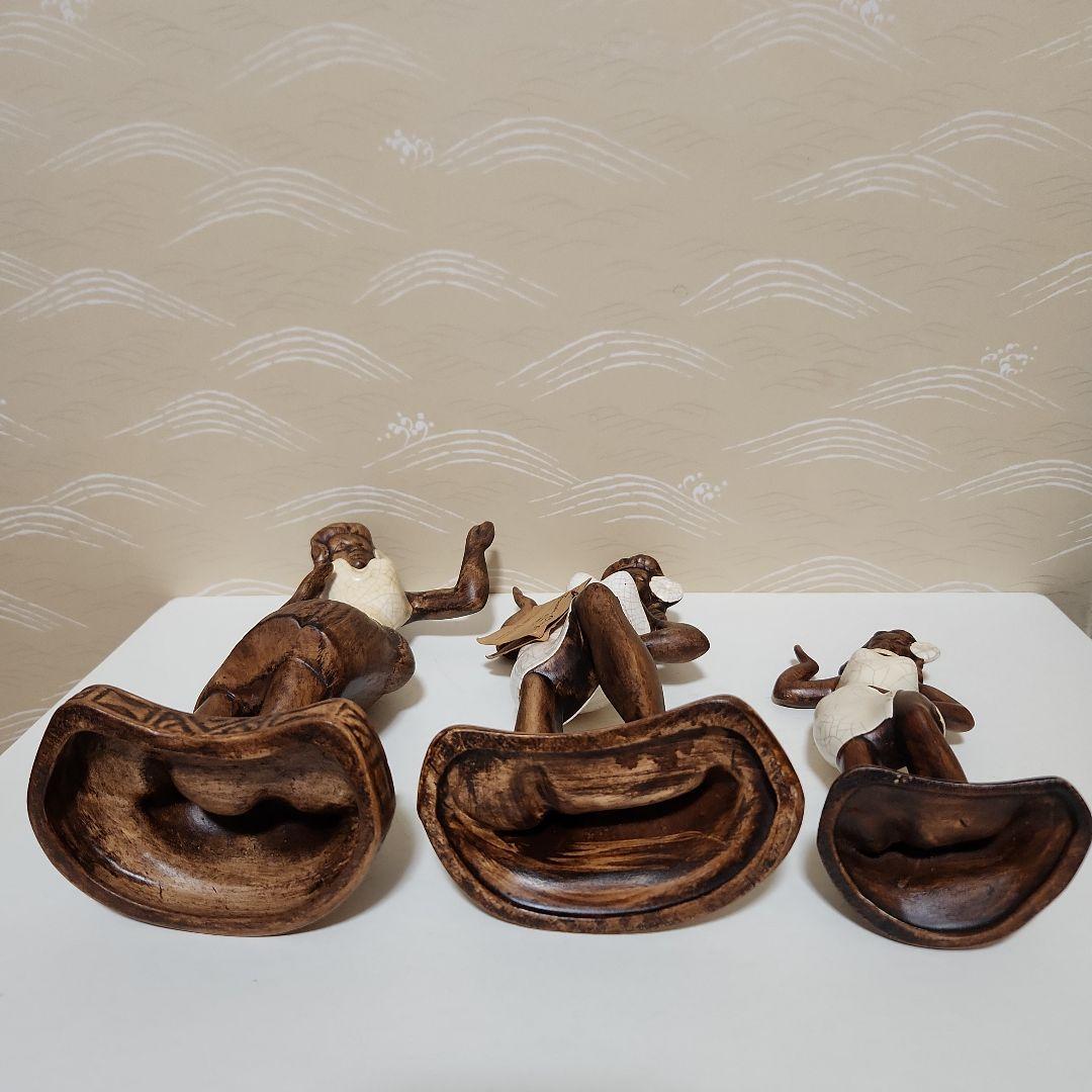 MICOTトレジャークラフト1959年 フラダンス陶器製 3体セット