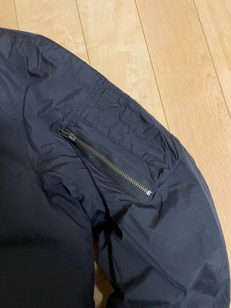 1/12まで値下　新品　MUJI Labo MA-1 ブラックジャケット L 黒