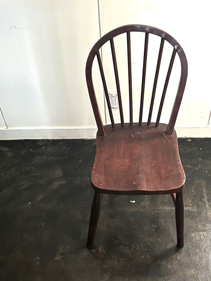 イギリスアンティーク フープバック ダイニングチェア ブロカント シャビー
