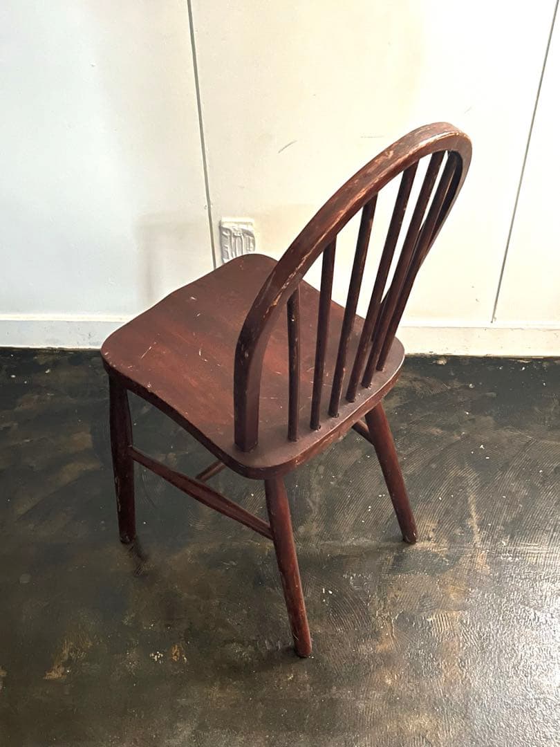 イギリスアンティーク フープバック ダイニングチェア ブロカント シャビー