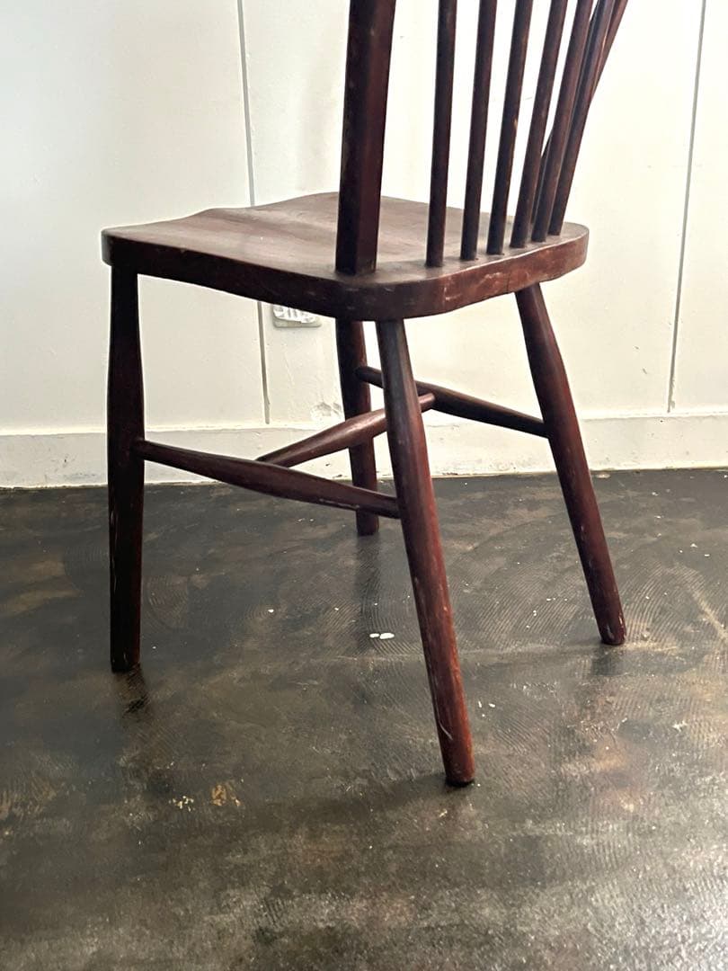 イギリスアンティーク フープバック ダイニングチェア ブロカント シャビー