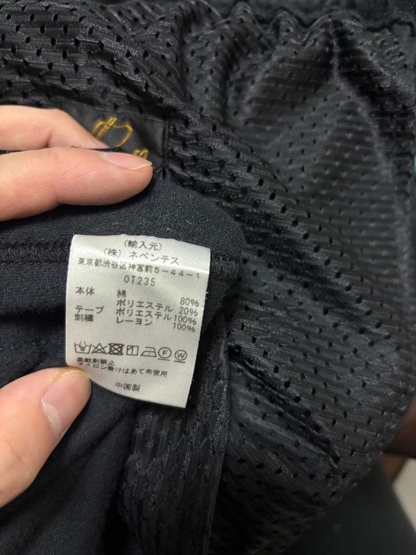 ベロア　xsブラック　ブルー　ニードルス　ニードルズ　needles