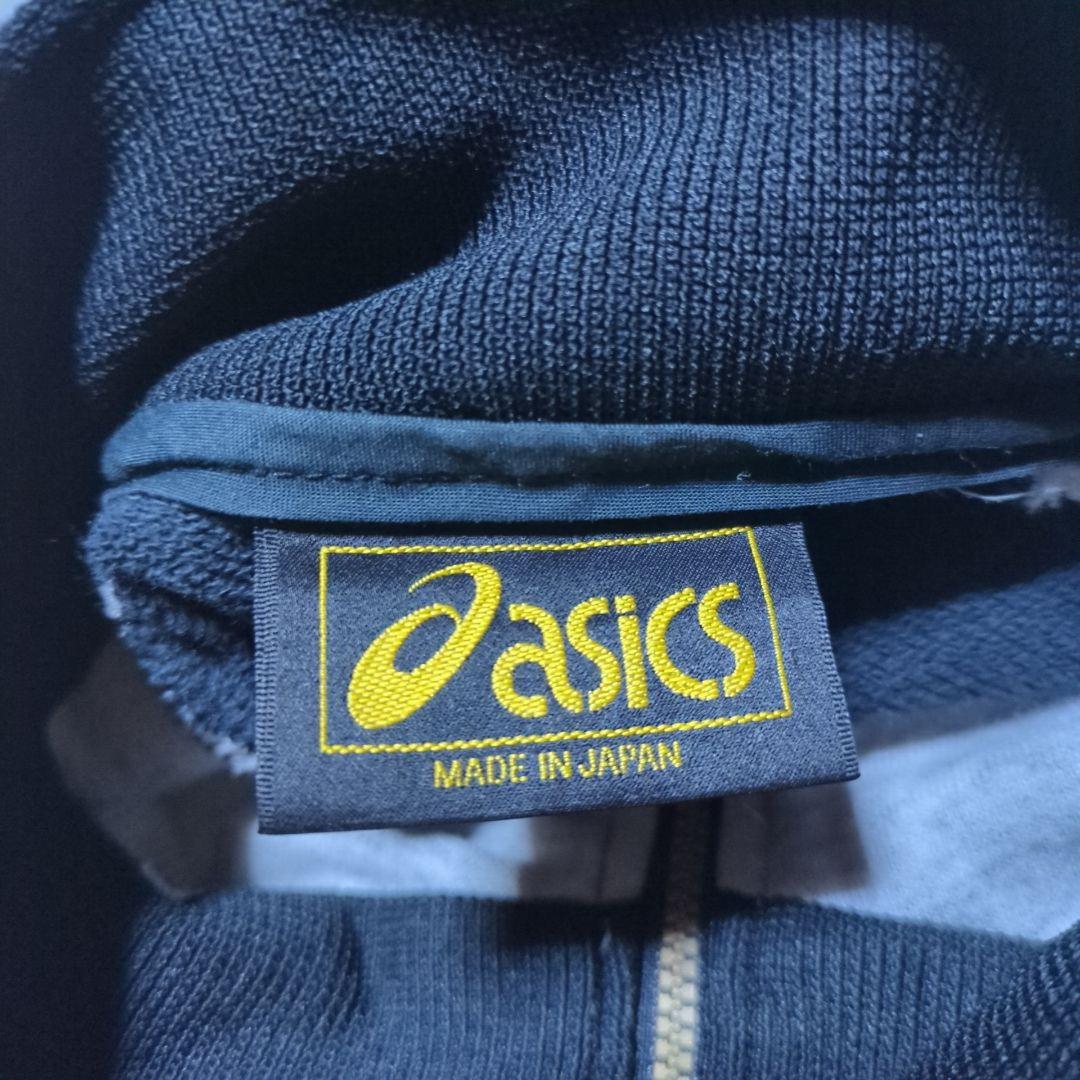 【セットアップ】希少 90s asics ハーフジップジャージ パンツ 日本製