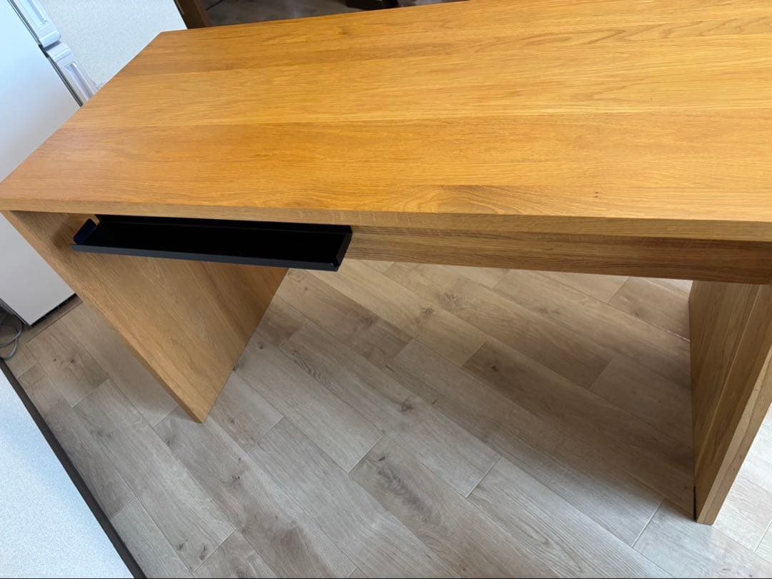 【無印良品】無垢材デスク オーク 幅110cm