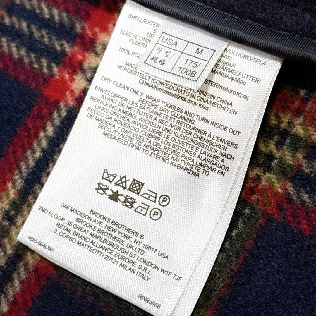 ほぼ未使用✨　ブルックスブラザーズ　ダッフルコート　ウール　ネイビー　2way