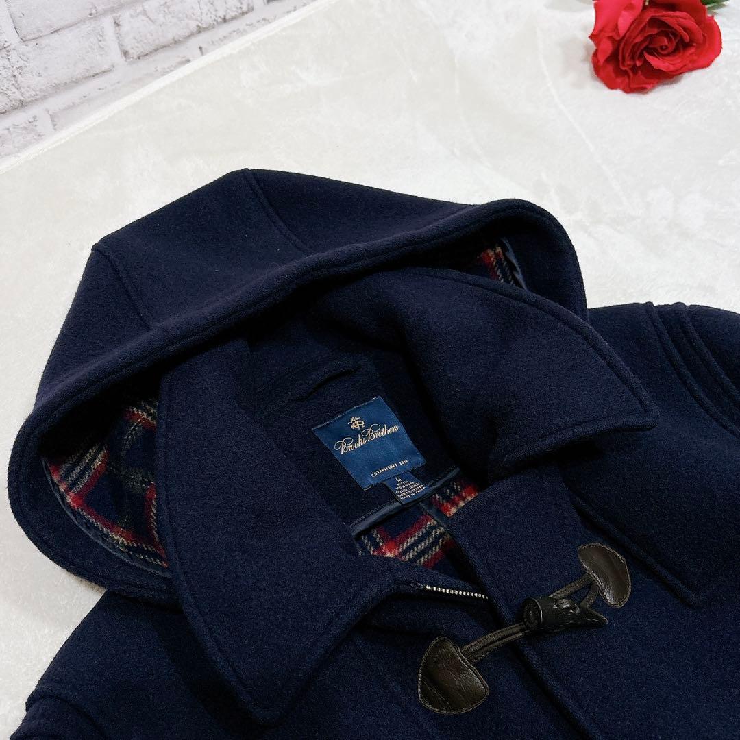 ほぼ未使用✨　ブルックスブラザーズ　ダッフルコート　ウール　ネイビー　2way