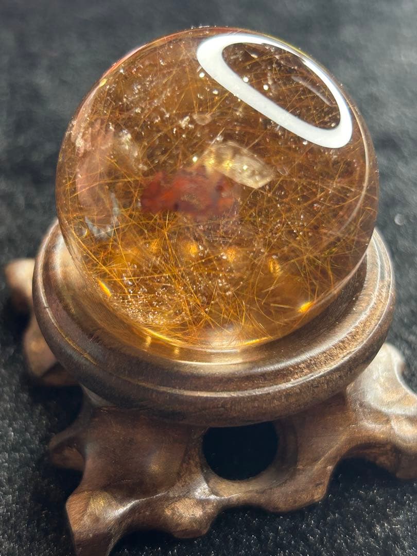 ✩.*˚ガーデン共生ルチル スフィア ✩.*˚台座なし