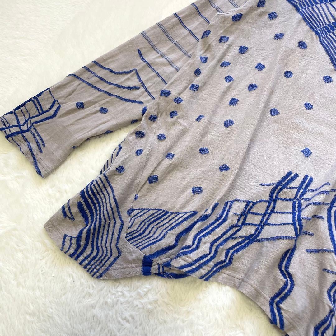 慈雨 センソユニコ アシンメトリー Aライン カットソー チュニック