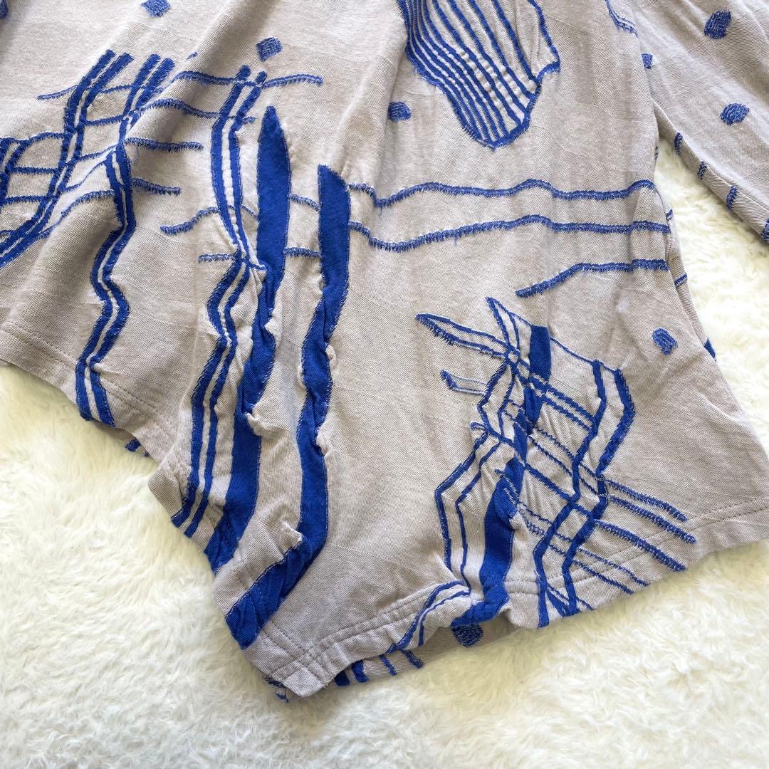 慈雨 センソユニコ アシンメトリー Aライン カットソー チュニック