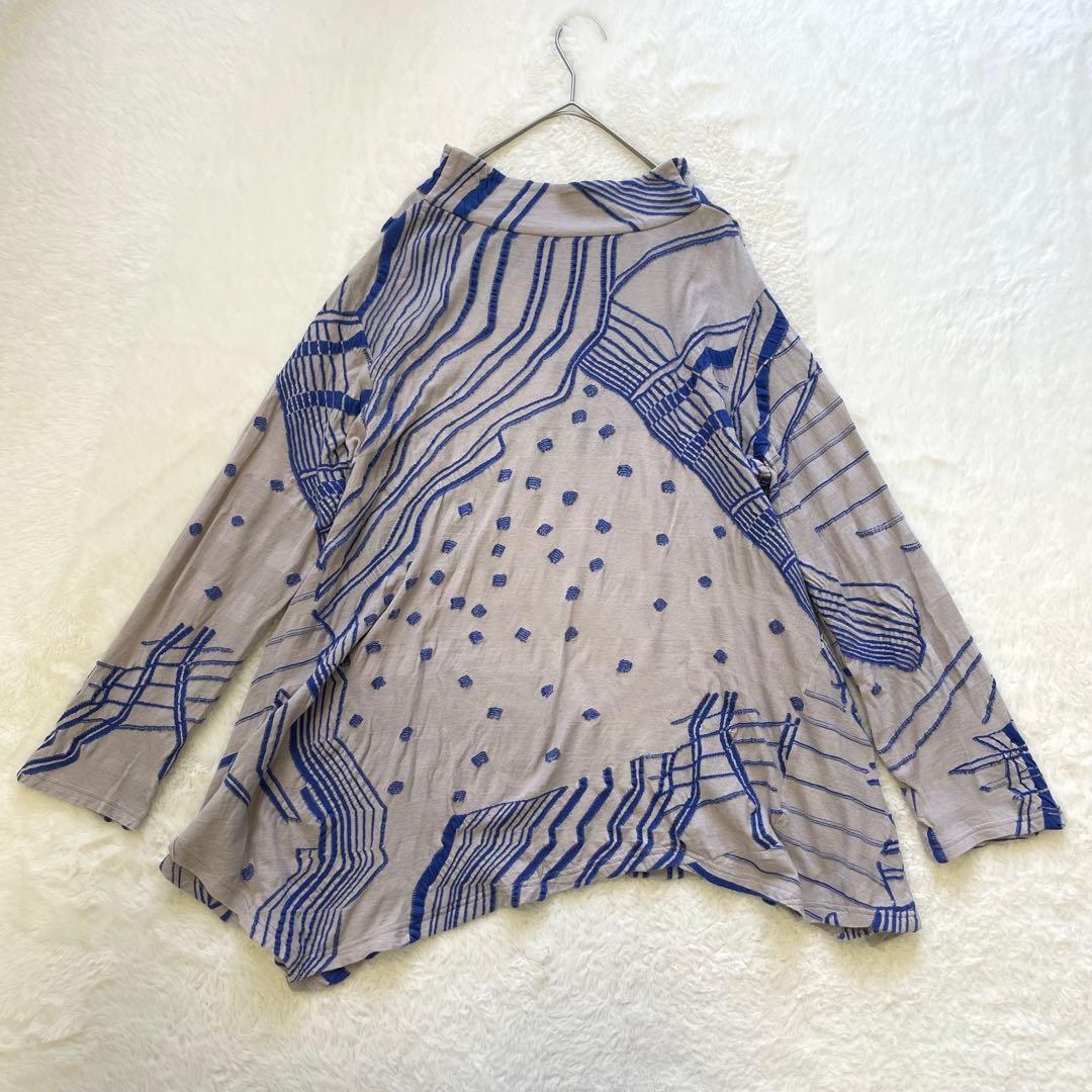 慈雨 センソユニコ アシンメトリー Aライン カットソー チュニック