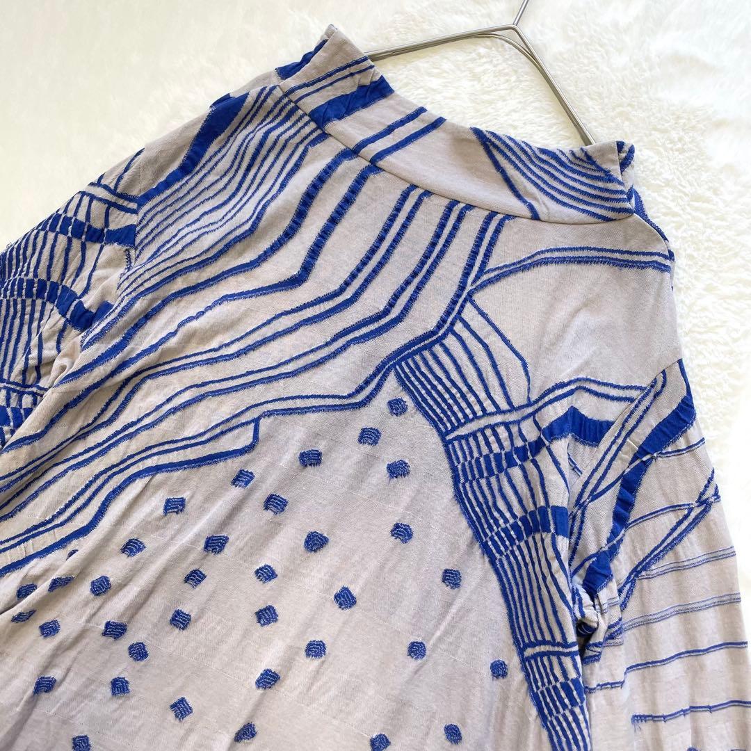 慈雨 センソユニコ アシンメトリー Aライン カットソー チュニック