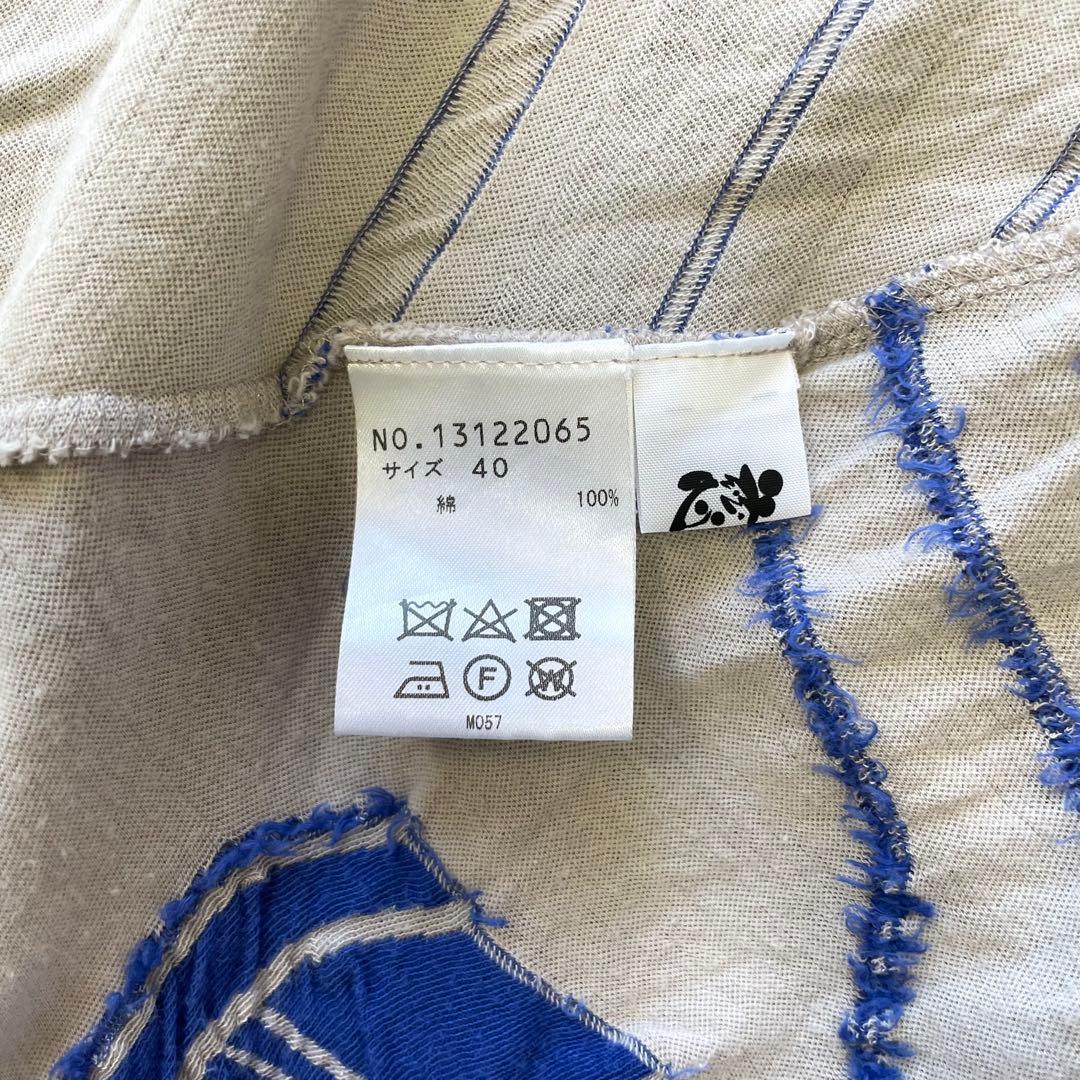 慈雨 センソユニコ アシンメトリー Aライン カットソー チュニック