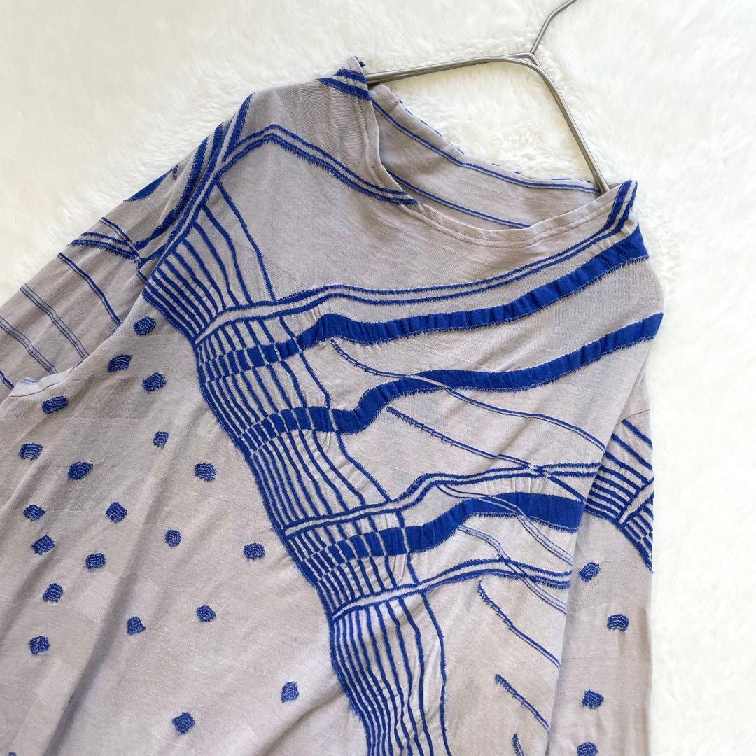 慈雨 センソユニコ アシンメトリー Aライン カットソー チュニック