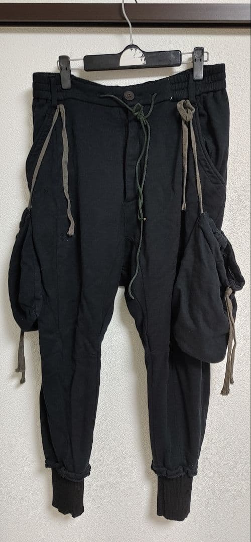 D.HYGEN コールドダイ無撚糸裏毛デタッチャブルポケットクロップドパンツ