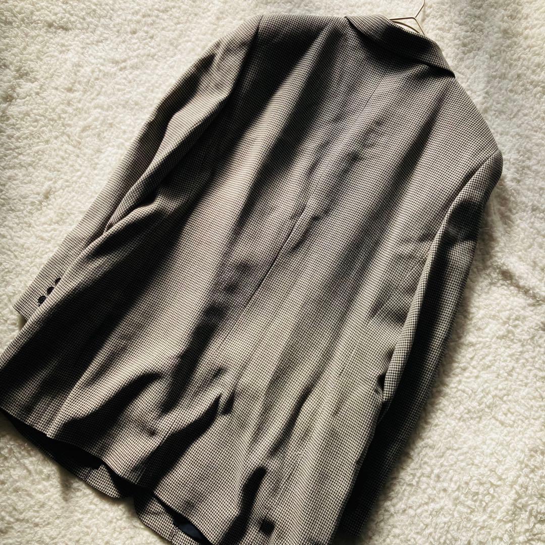 Burberrys テーラードジャケット　千鳥　イタリア製生地　ウール100%