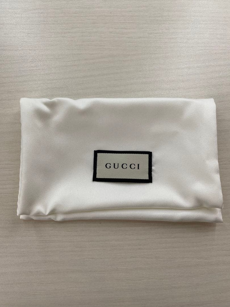Gucci 黒 レザー キーケース グッチ6連キーケース　GGマーモントブラック