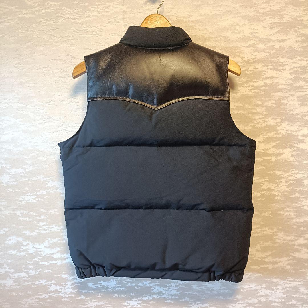 Cootie Productions ブラックダウンベスト M