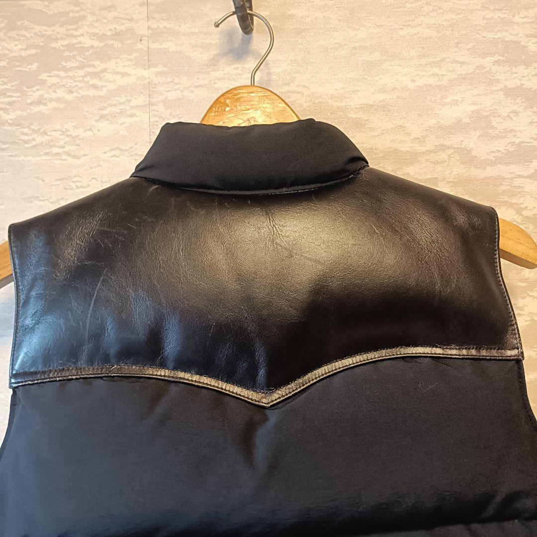 Cootie Productions ブラックダウンベスト M