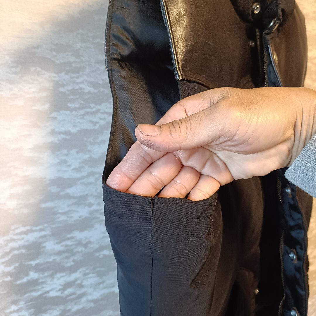 Cootie Productions ブラックダウンベスト M