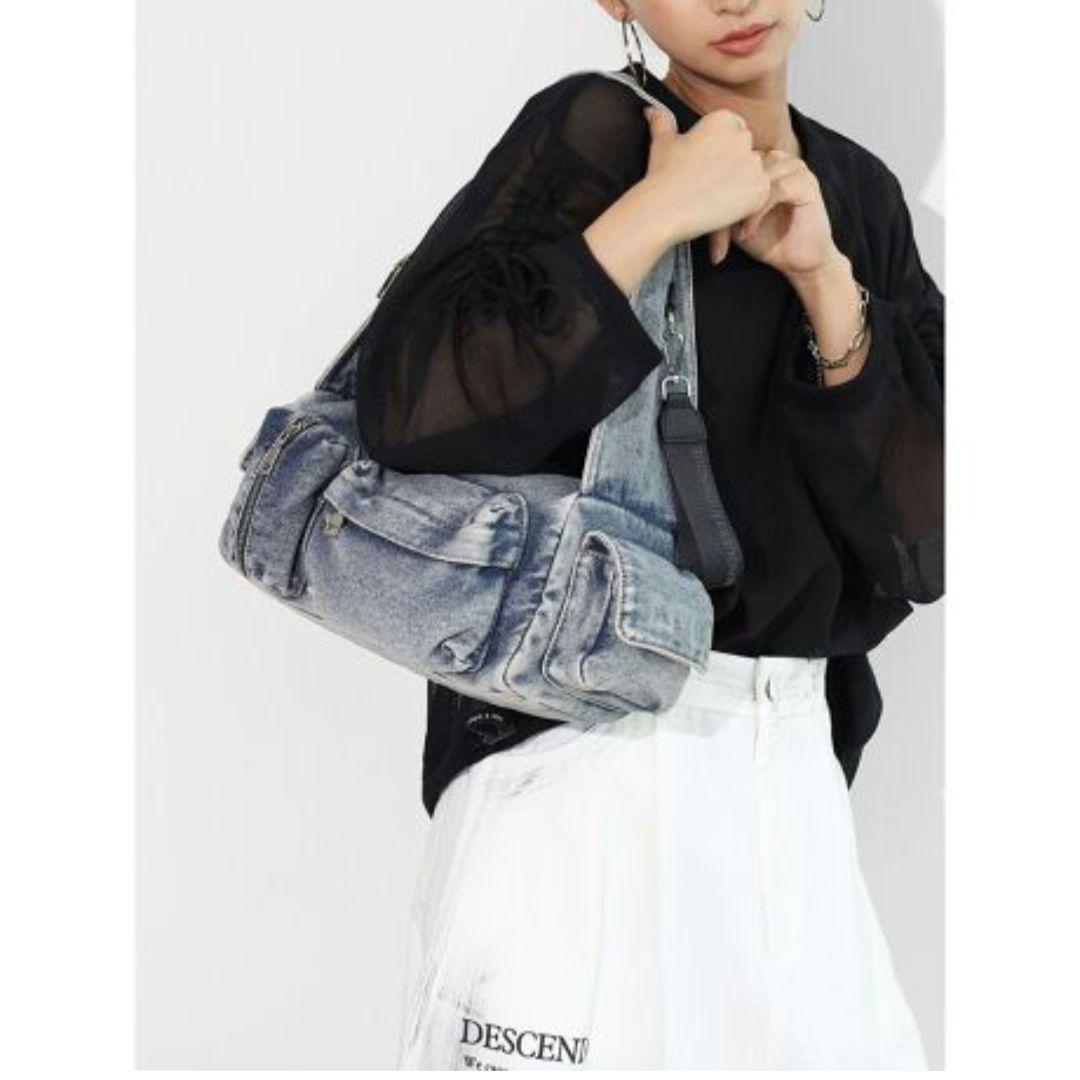 美品✨️ nouer ヤマダヤ デニムマルチポケットボディバッグ 定価1.6万円