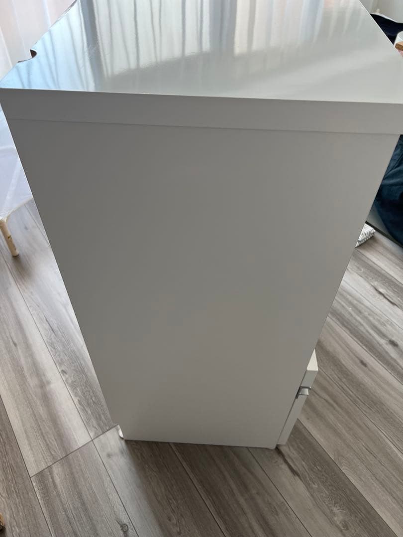 Dinos キッチンカウンターロータイプホワイトオープンシェルフ