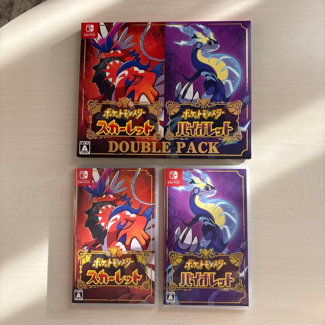 任天堂Switchポケットモンスター スカーレット&バイオレット ダブルパック