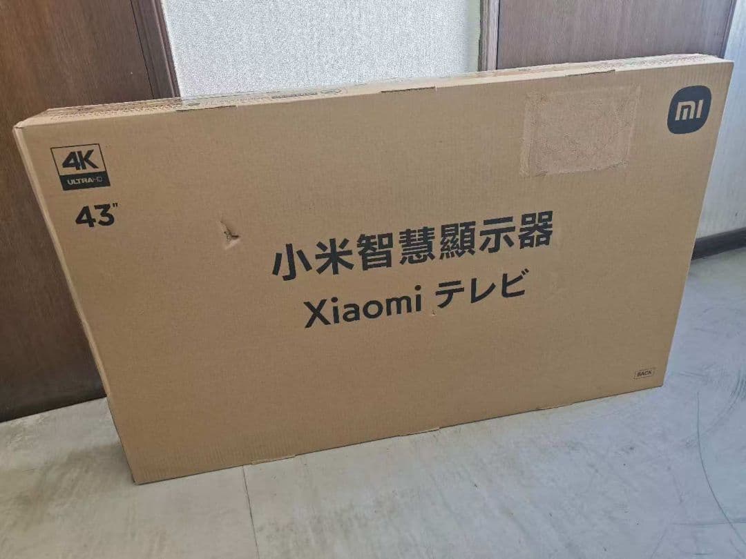 87）未使用Xiaomi A Pro 43インチ 4K テレビ