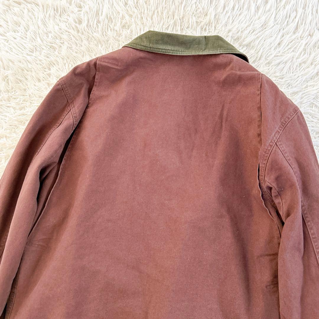 80s USA製　L.L.Bean フィールドコート　チェック　ライナー　L