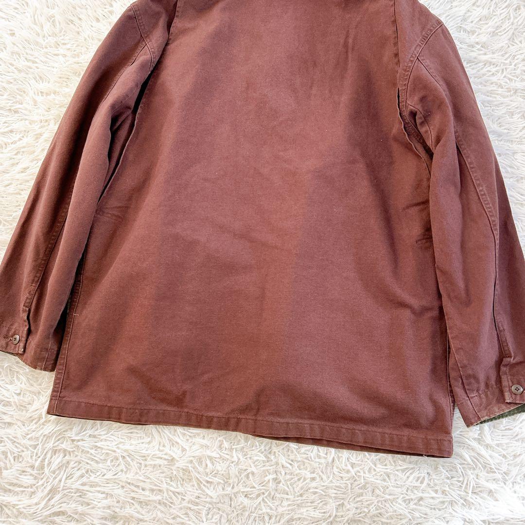 80s USA製　L.L.Bean フィールドコート　チェック　ライナー　L