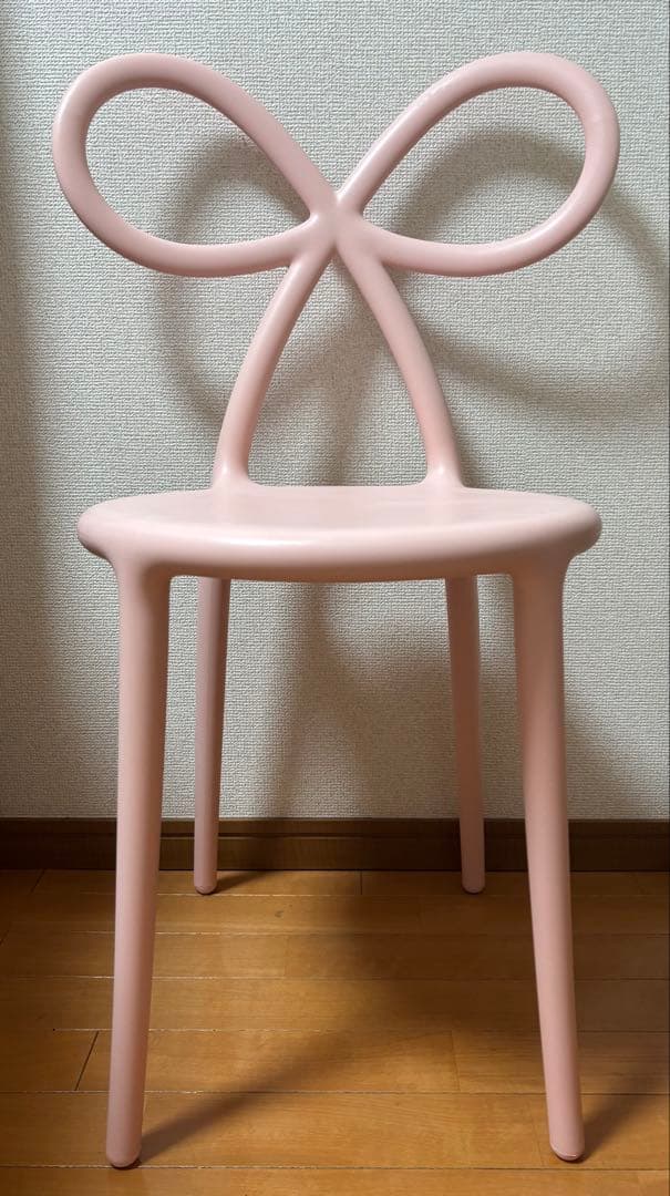 【送料込み】Francfranc qeebooRIBBON ピンク リボンチェア