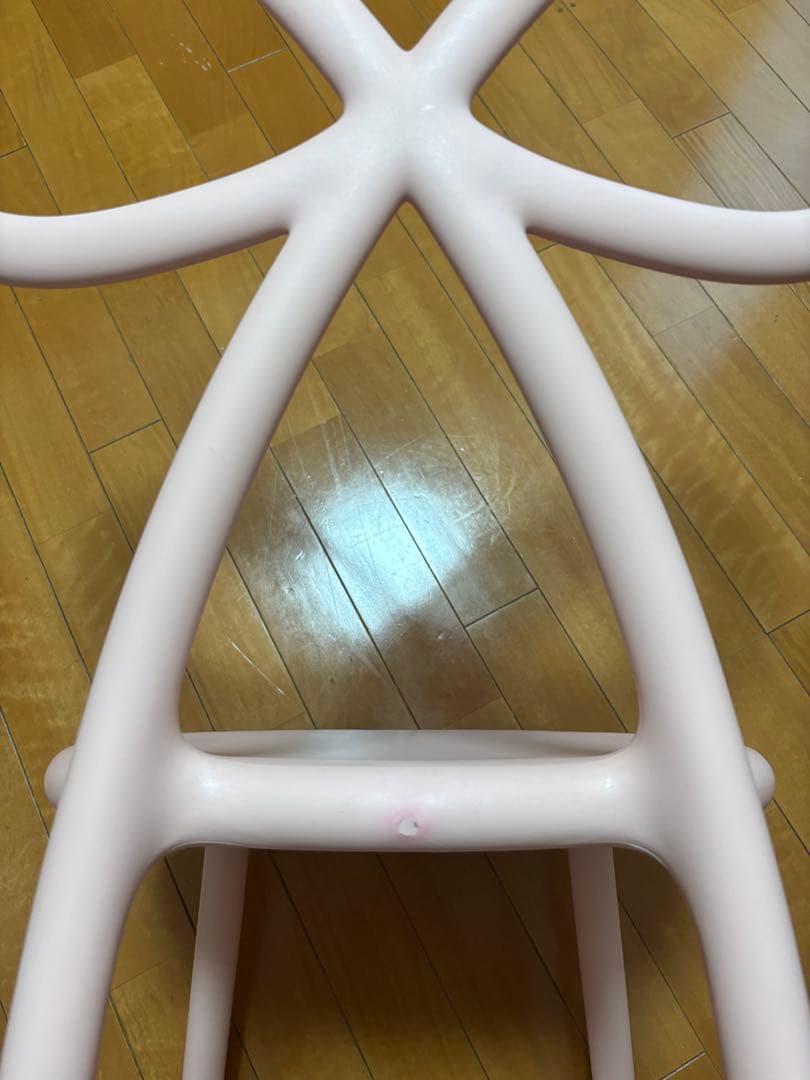 【送料込み】Francfranc qeebooRIBBON ピンク リボンチェア