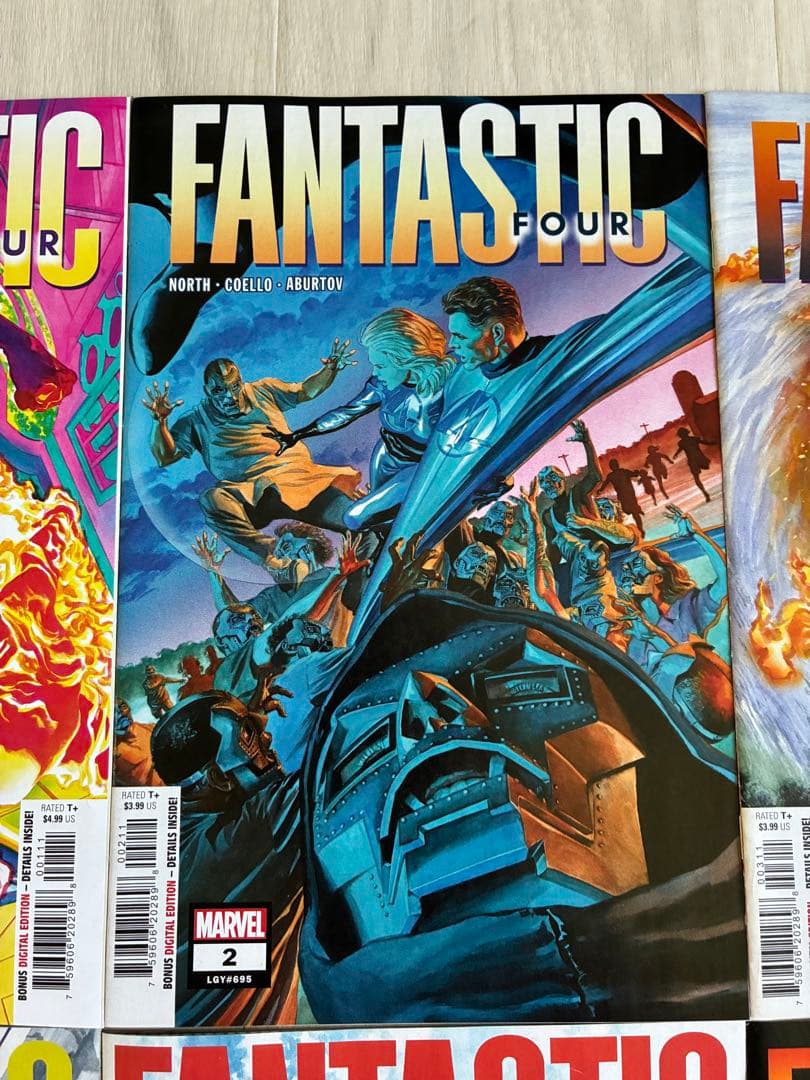 アメコミ Fantastic four #1-8 ファンタスティックフォー　海外