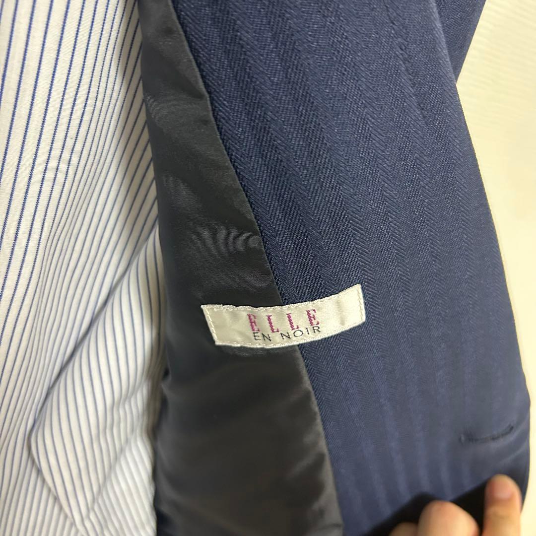 ネイビー ストライプ スーツ