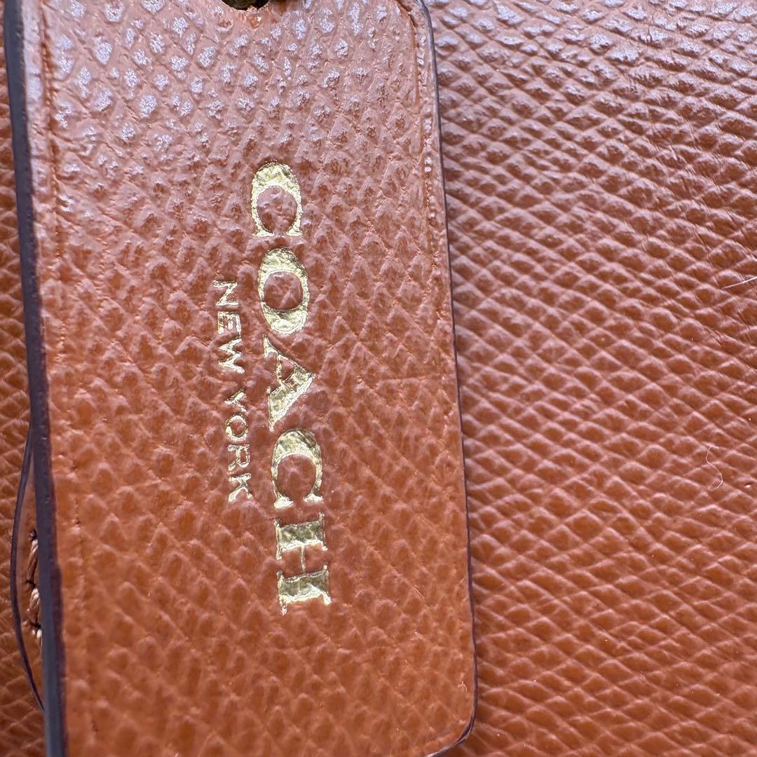 【美品✨】COACH レザートートバッグA4レディース ブラウンF36875