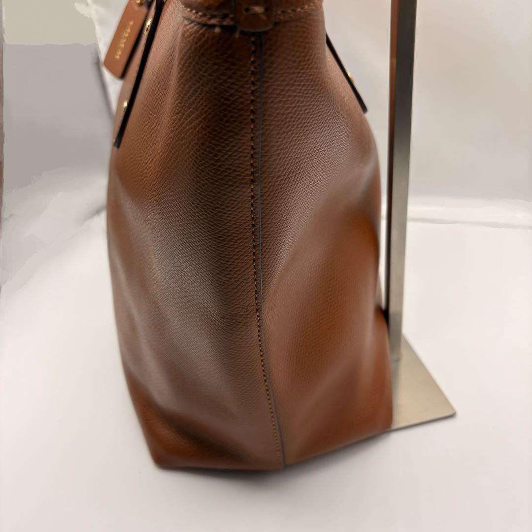 【美品✨】COACH レザートートバッグA4レディース ブラウンF36875