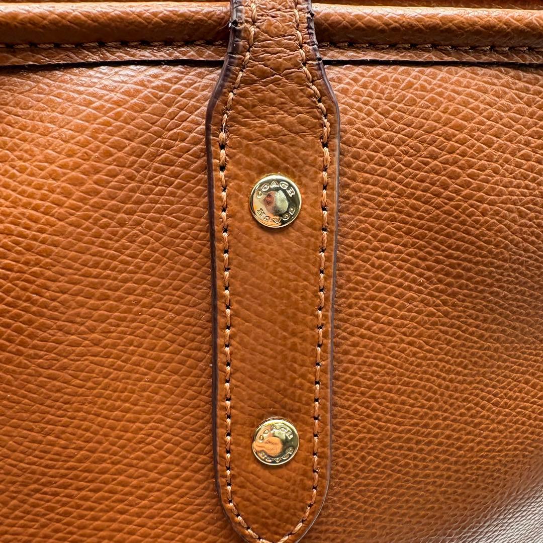 【美品✨】COACH レザートートバッグA4レディース ブラウンF36875