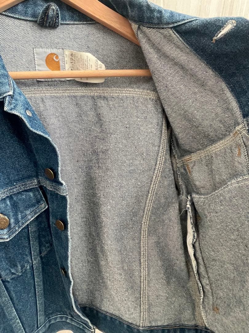 80's carhartt デニムジャケット M